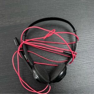 Nubwo Computer/telephone Headset HW02 Red Cable